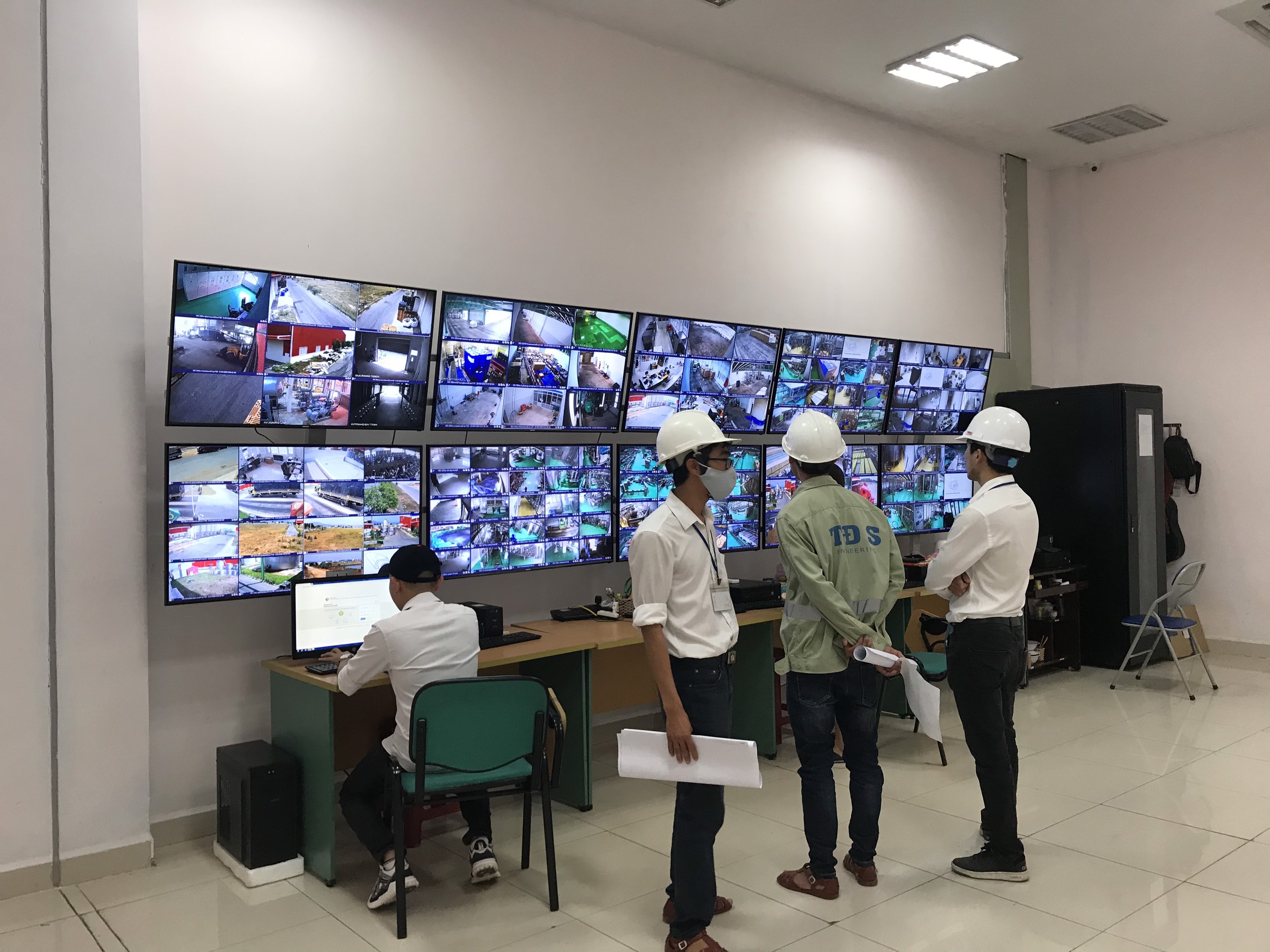 Hệ thống giám sát trung tâm tại công trình