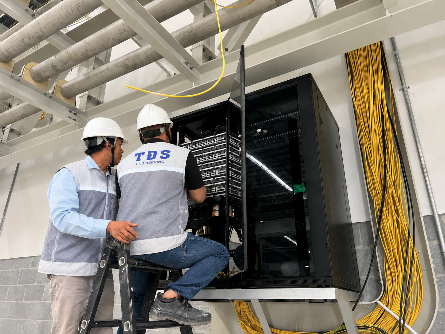 Hệ thống tủ rack nhánh tại công trình