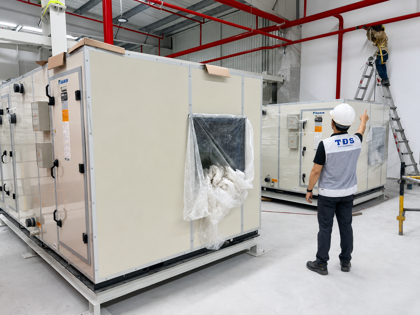 Hệ thống AHU trong phòng máy điều hòa không khí
