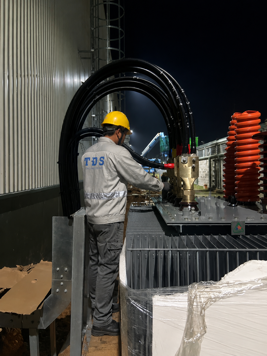 Trạm biến áp trong hệ thống điện công trình