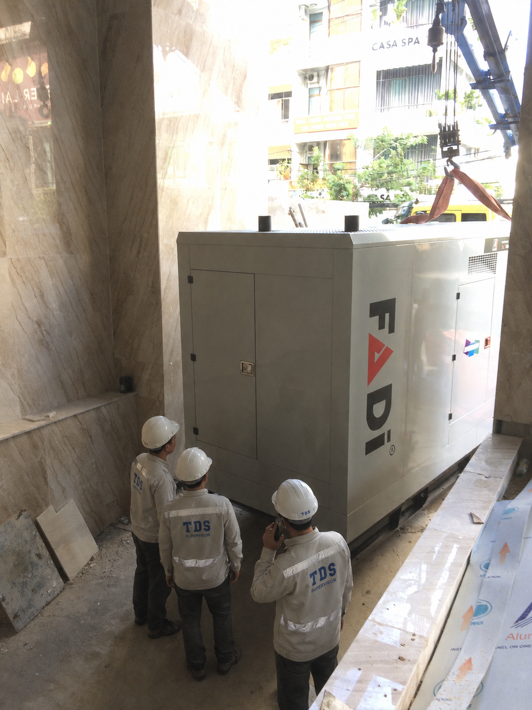 Máy phát điện trong hệ thống điện công trình